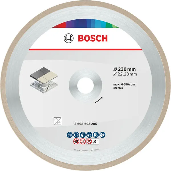 Bosch Ceramic rezna ploča, 180×7 mm, otvor 22,23 mm, 10 kom. 2608603234