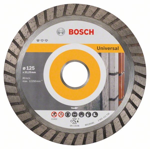Bosch PRO Multi Material Turbo dijamantska rezna ploča 125 x 22,23 x 10 mm 2608602394