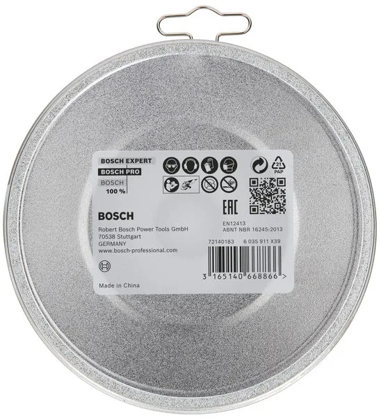 PRO Stainless Steel and Metal lepljena rezna ploča 115×1×22,23 mm, ravna, 10 kom 2608603254