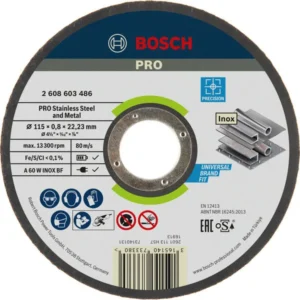 Bosch PRO Stainless Steel and Metal rezna ploča 115×0,8×22,23 mm 2608603486