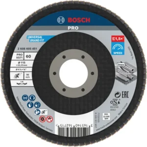 Bosch PRO X571 lamelna brusna ploča pod uglom 115 mm, G60 2608605451