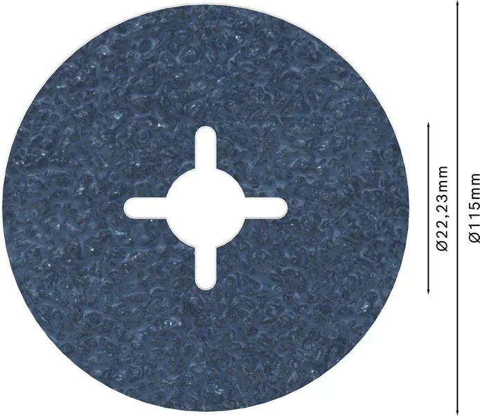 PRO R574 fiber disk 115 mm, G24 2608606725