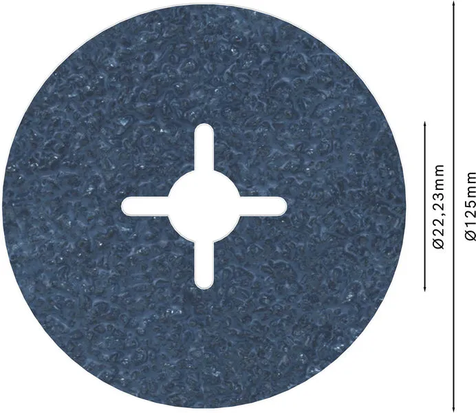 PRO R574 fiber disk 125 mm, G24 2608606731