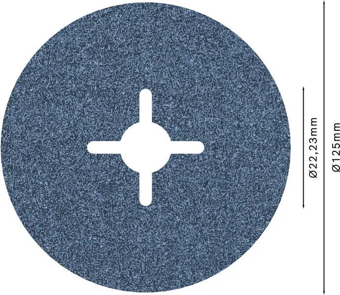 PRO R574 fiber disk 125 mm, G60 2608606733