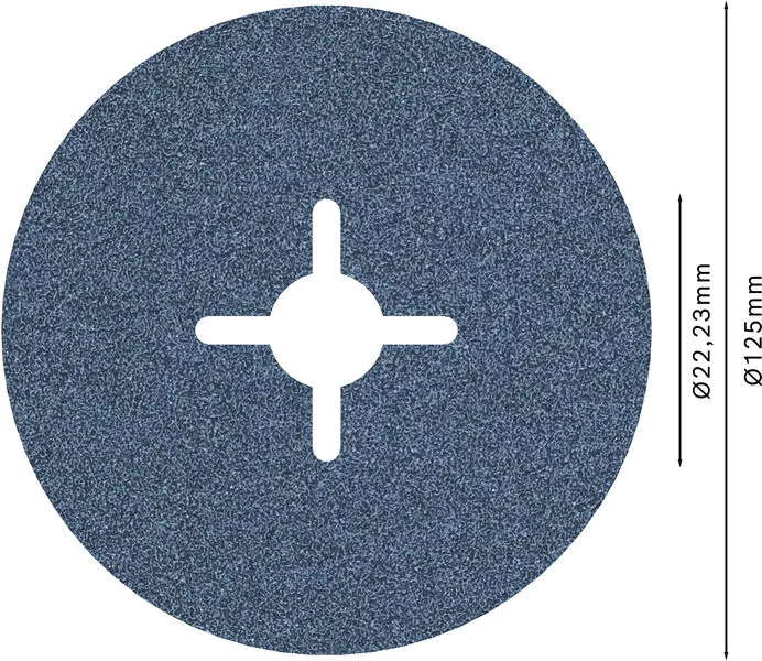 PRO R574 fiber disk 125 mm, G80 2608606734