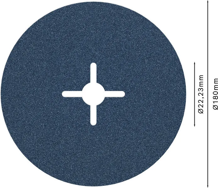 PRO R574 fiber disk 180 mm, G100 2608606744