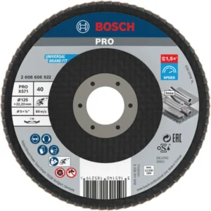 Bosch PRO X571 lamelna brusna ploča pod uglom 125 mm, G40 2608606922