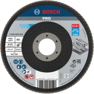 Bosch PRO X571 lamelna brusna ploča pod uglom 125 mm, G60 2608606923