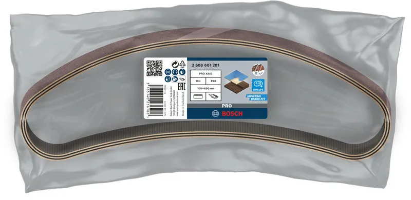 PRO X440 brusna traka, 100×690 mm, G80, 10 kom. 2608607201