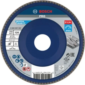 Bosch PRO X571 lamelna brusna ploča ravan 115 mm, G120 2608607337