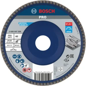 Bosch PRO X571 lamelna brusna ploča ravan 125 mm, G40 2608607338