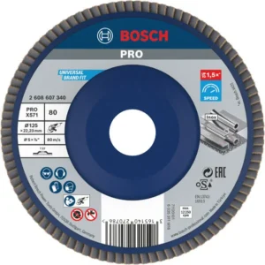 Bosch PRO X571 lamelna brusna ploča ravan 125 mm, G80 2608607340