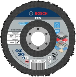 Bosch PRO N377 ploča za čišćenje 125 mm, 22,23 mm 2608607633