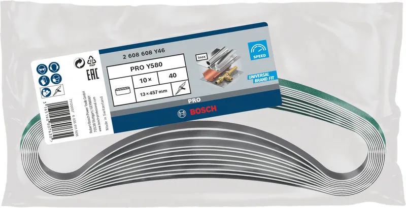 PRO Y580 brusna traka 13×457 mm, G40, 10 kom 2608608Y46