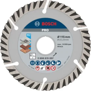 Bosch PRO Multi Material dijamantska rezna ploča 115×22,23 mm 2608615057