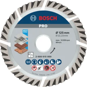 Bosch PRO Multi Material dijamantska rezna ploča 125×22,23 mm, 10 kom 2608615060
