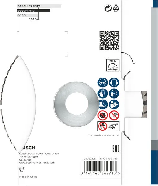 PRO Multi Material dijamantska rezna ploča 150×22,23 mm 2608615061