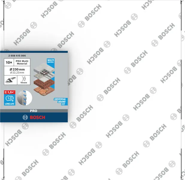 PRO Multi Material dijamantska rezna ploča 230×22,23 mm, 10 kom 2608615066