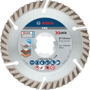 Bosch PRO Multi Material dijamantska ploča 115 x 22,23 mm, X-Lock 2608615165