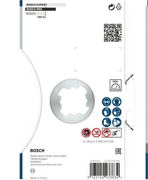 PRO Multi Material dijamantska ploča 125 x 22,23 mm, X-Lock 2608615166