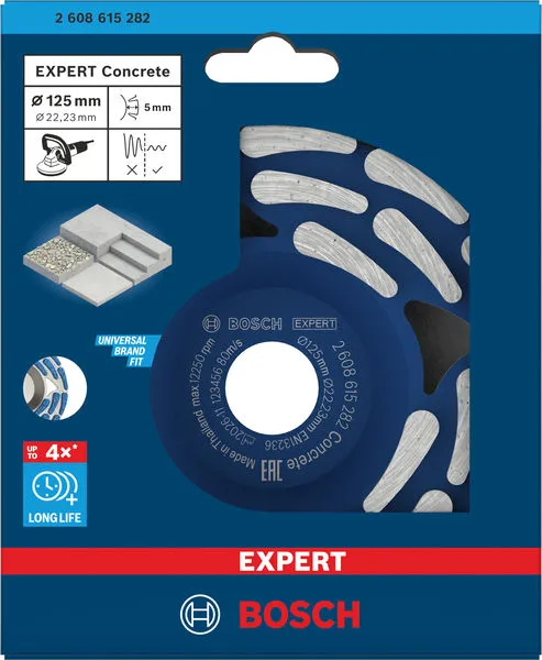 EXPERT Concrete dijamantska glava za brušenje 125×22,23×5 mm 2608615282