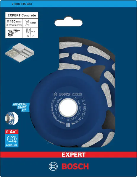 EXPERT Concrete dijamantska glava za brušenje, 150 x 19/22,23 x 5 mm 2608615283