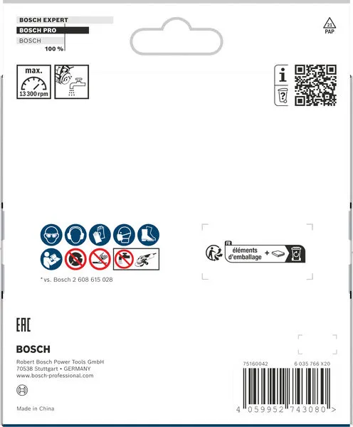 PRO Multi Material dijamantska ploča, 115 x 22,23 mm, X-Lock, 2 kom. 2608615285