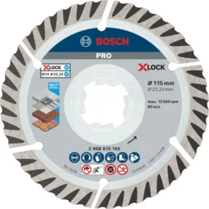 Bosch PRO Multi Material dijamantska ploča, 115 x 22,23 mm, X-Lock, 2 kom. 2608615285