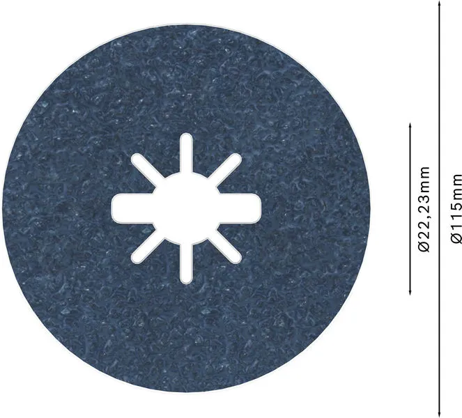PRO R574 X-Lock fiber disk 115 mm, G36 2608619154