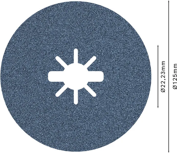 PRO R574 X-Lock fiber disk 125 mm, G80 2608619162