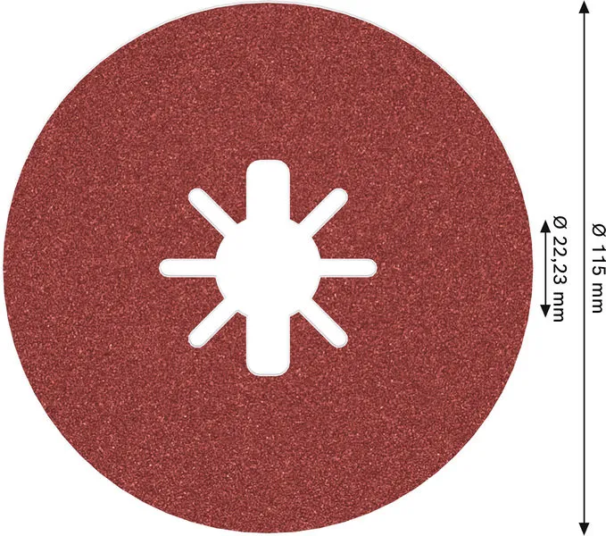 PRO R780 X-Lock fiber disk 115 mm, G100 2608619181