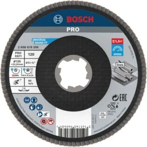 Bosch PRO X571 lamelna brusna ploča pod uglom 125 mm, G120, X-Lock 2608619204