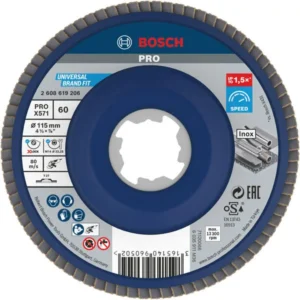 Bosch PRO X571 lamelna brusna ploča ravan 115 mm, G60, X-Lock 2608619206