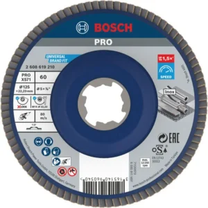 Bosch PRO X571 lamelna brusna ploča ravan 125 mm, G60, X-Lock 2608619210