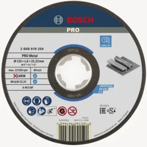 Bosch PRO Metal lepljena rezna ploča 125×1,6×22,23 mm, X-Lock 2608619254