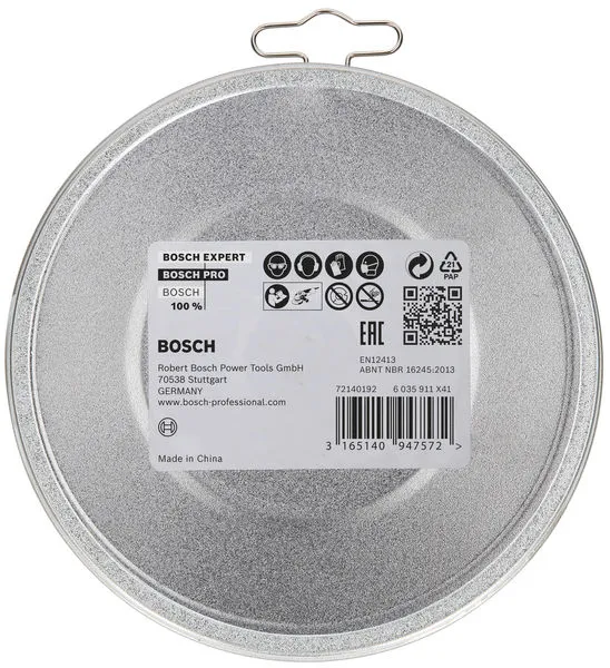 PRO Stainless Steel and Metal lepljena rezna ploča 125×1×22,23 mm, X-Lock, ravna, 10 kom 2608619267