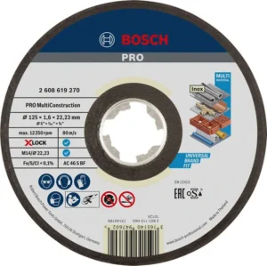 Bosch PRO Multi Material X-Lock rezna ploča 125×1,6×22,23 mm 2608619270