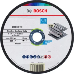 Bosch Stainless Steel and Metal rezna ploča 180 x 1,6 x 22,23 mm 2608619769
