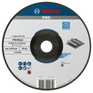 Bosch PRO Metal lepljeni brusni disk 180×8×22,23 mm 2608619778