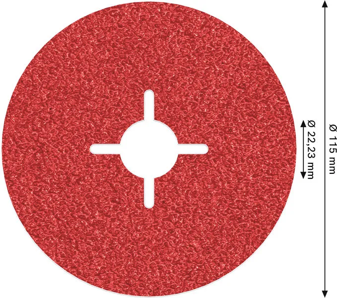 PRO R780 fiber disk 115 mm, G36 2608621604