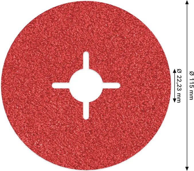 PRO R780 fiber disk 115 mm, G50 2608621605