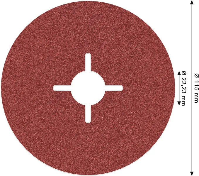 PRO R780 fiber disk 115 mm, G120 2608621609