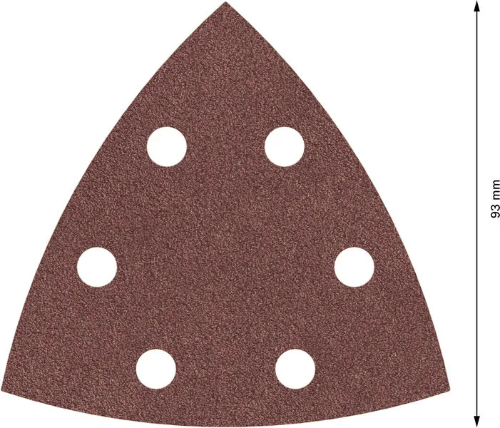 PRO F460 brusni list 93×93 mm, G60, 5 kom 2608621685