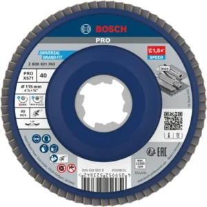 Bosch PRO X571 lamelna brusna ploča, pod uglom, 115 mm, G40, X-Lock 2608621763