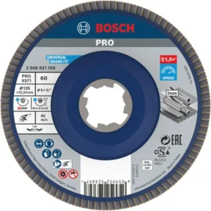 Bosch PRO X571 lamelna brusna ploča pod uglom 125 mm, G60, X-Lock 2608621768