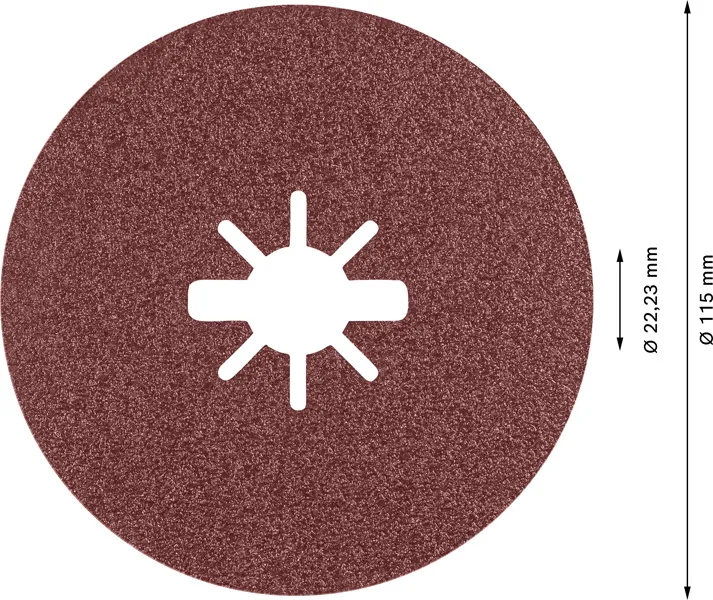EXPERT R781 Prisma Ceramic X-LOCK Fiber disk od 15 mm, 22,23 mm, G 60, 5 delova 2608621780