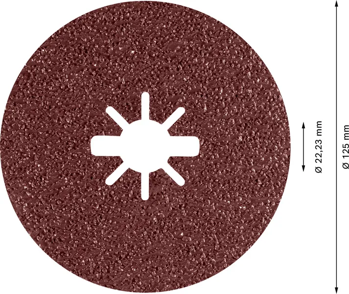 EXPERT R781 Prisma Ceramic X-LOCK Fiber disk od 125 mm, 22,23 mm, G 36 2608621794