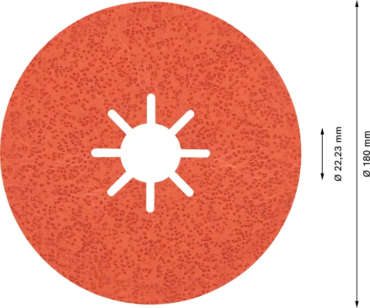EXPERT R782 Prisma Ceramic Fiber disk od 180 mm, 22,23 mm, G 36 2608621828