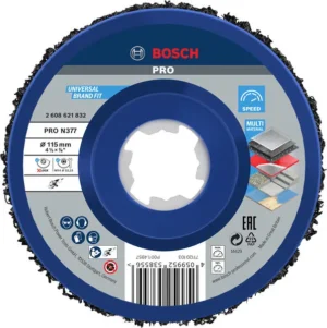 Bosch PRO N377 ploča za čišćenje 115 mm, 22,23 mm, X-Lock 2608621832