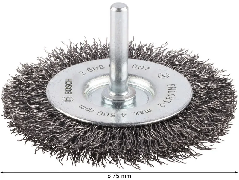 PRO Metal clean žičana četka, ravni prihvat, 75×0,3 mm 2608622007